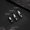 14G Implant Grade Titanium Belly Button Clicker/Minimalist Navel Jewelry/Belly Hoop/Hinged Curved Belly Bar Piercing/Navel Ring/Belly Clips