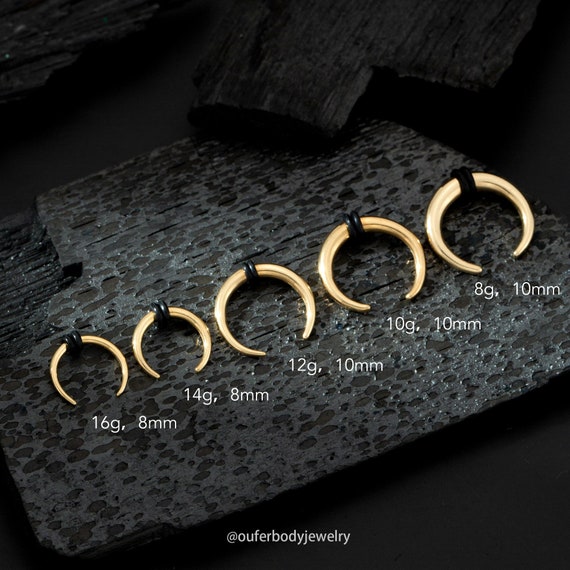 Cresent Horseshoe Pincher Septum Ring 16g,14g,12g,10g,8g/steel Ear Weights/plugs Stretchers Gauged Septum Hoops/gold Horseshoe Bull Tapers - Etsy Cresent Horseshoe Pincher Septum Ring 16g,14g,12g,10g,8g/steel Ear Weights/plugs Stretchers Gauged Septum Hoops/gold Horseshoe Bull Tapers - Etsy