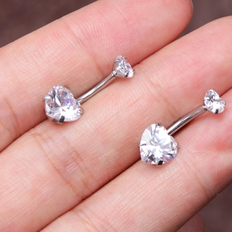 Navel Piercing Belly Button Rings Piercing 316L Stainless Etsy