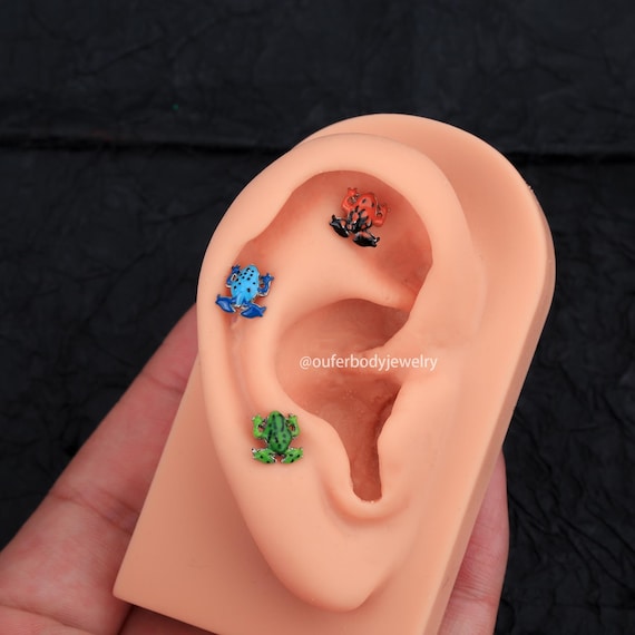 Frog on sale cartilage earring