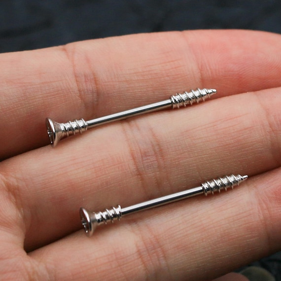 QWALIT 14G Nipplerings Nipple Ring Piercing Women Surgical Steel