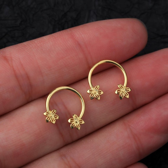 MILACOLATO 13Pezzi Piercing Orecchio Helix Donna Oro Argento Orecchini