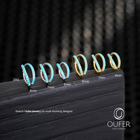 PiercingJ - Boucle Anneau Pour Oreille Cartilage Tragus Levre Sourcil Nez Septum Langue Cercle Avec Boule Ball Conique Rond Acier Inoxydable Bijoux De Corps Argent - Lot De 10