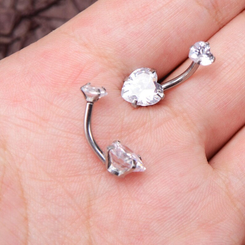Navel Piercing Belly Button Rings Piercing 316L Stainless Etsy