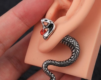 AtoZ Piercing Snakes Skin Pattern UV Acrylic Tribal Spiral with 16 Gauge Surgical Steel Fake Ear Plugs AtoZ Piercing Snakes Skin Pattern UV Acrylic Tribal Spiral with 16 Gauge Surgical Steel Fake Ear Plugs