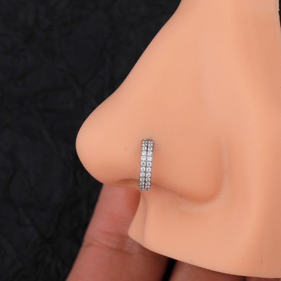 Orecchini A Cerchio Spessi Con Doppio Corno In Rilievo Di Strass Di Cristallo, Gioielli In Ottone Per Le Donne, Vero Placcato Oro 18k, 31.5x26x17mm - Foto 8