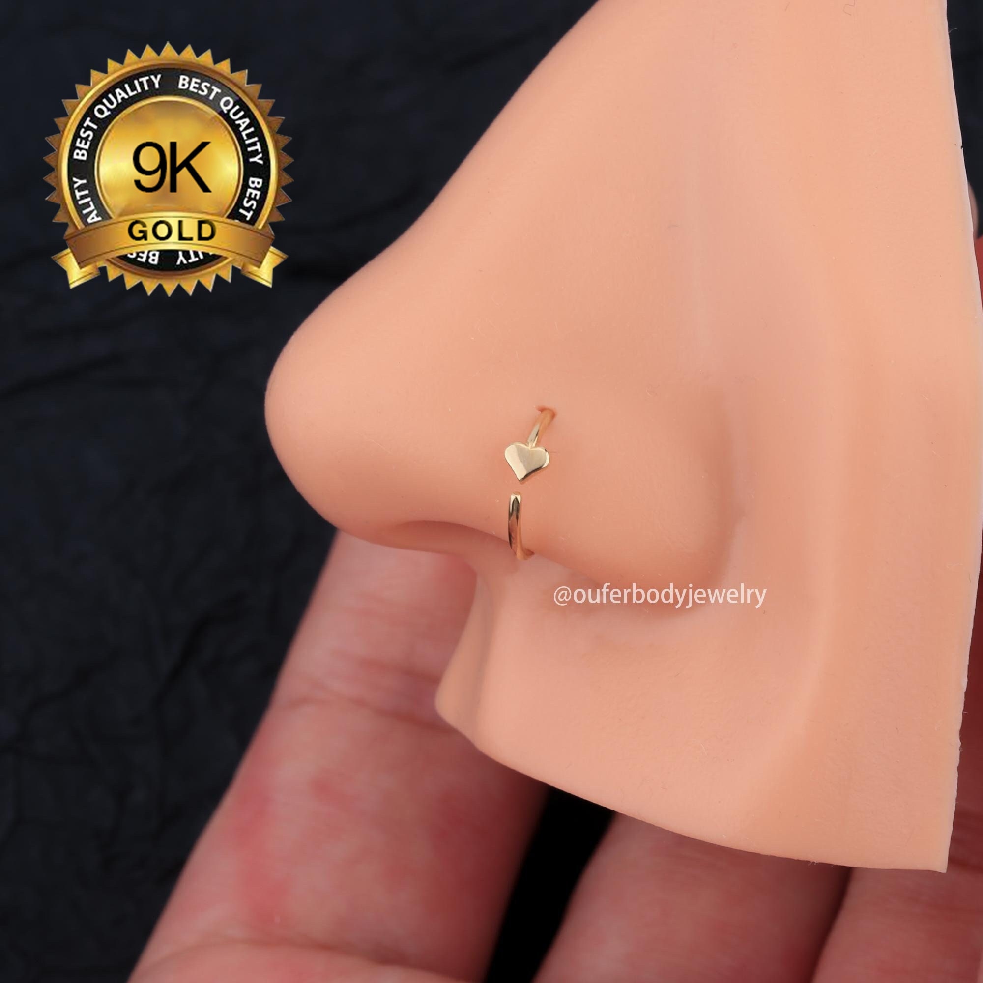 9k gold nose ring deals