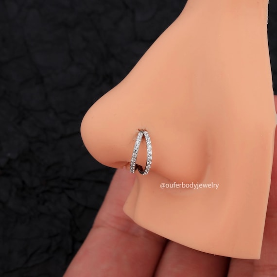 Conch Piercing 14 Gauge Cartilage Jewelry Nose Ring IMPLANT GRADE