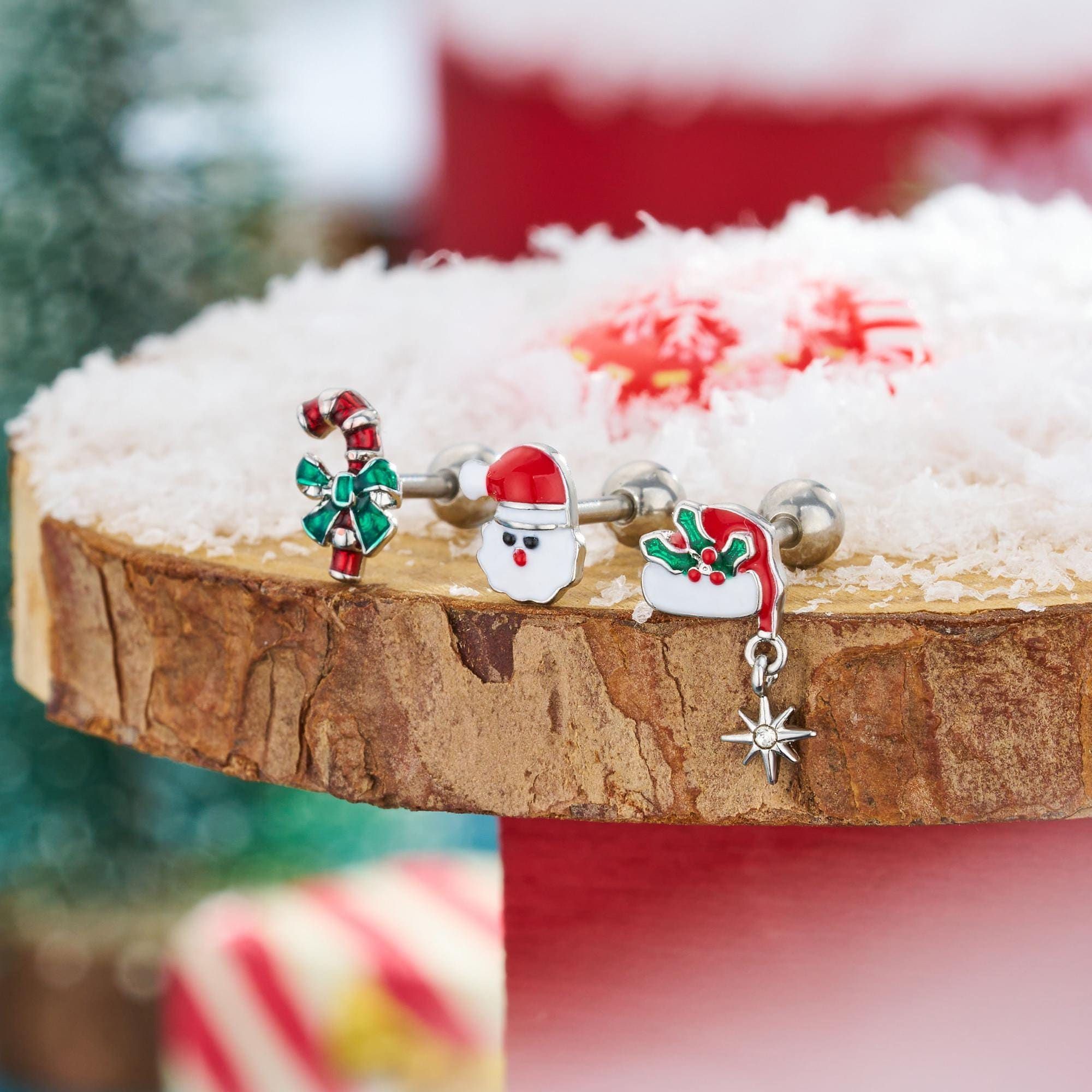 Girls Paparazzi Starlet Shimmer Christmas Rings Santa, Tree, Gift, Rudolph, Mitten Set of 5 Girls Paparazzi Starlet Shimmer Christmas Rings Santa, Tree, Gift, Rudolph, Mitten Set of 5