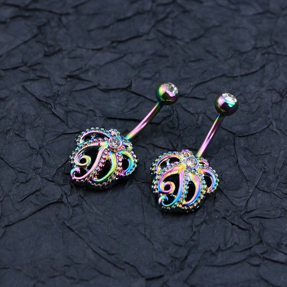 Octopus belly button best sale ring