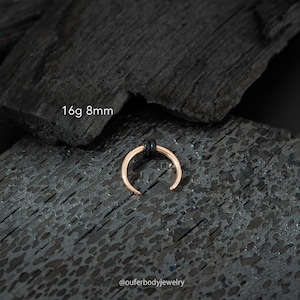 CUSTOM HEAVY GAUGE CBR PRNCE ALBERT RNG 12MM X 20MM & 22MM SCREW N