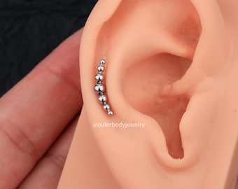 16G zilveren klimstekers/oorknopjes/tragusnagels/kraakbeenoorbellen/kleine oorbellen/helix, schelp/minimalistische oorbellen/verjaardagscadeau