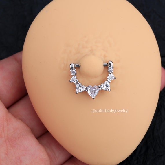Nipple outlet clicker jewelry