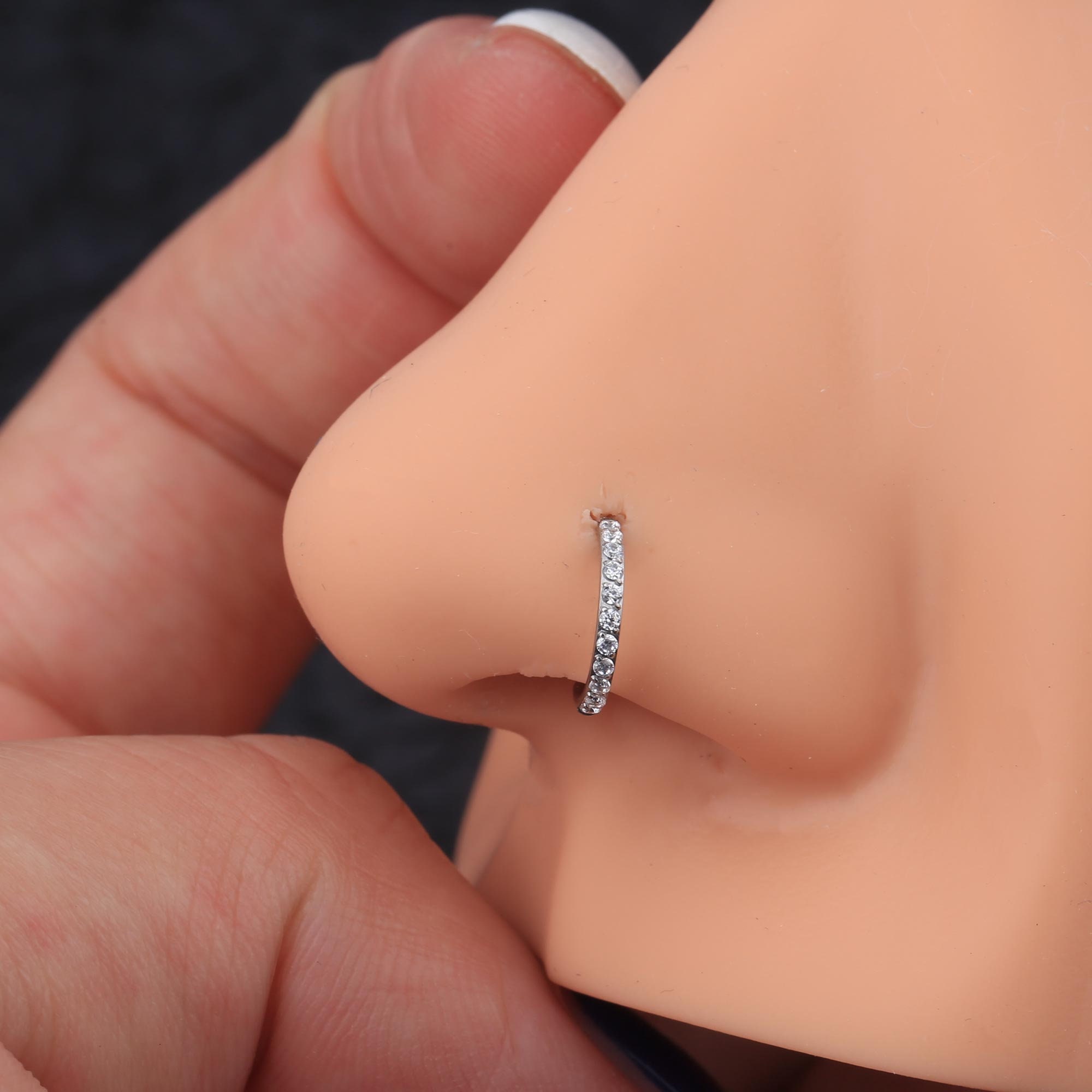 3 Paia Orecchini A Vite In Acciaio Inox - Pietre Nascita Per Donna, Gioielli Per Cartilagine