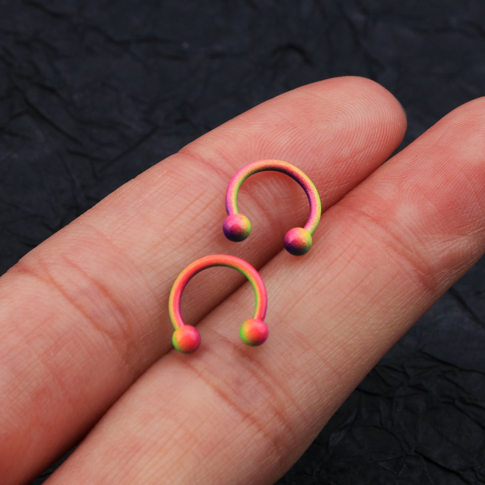 6pcs 16G 316L Surgical Steel Horseshoe Ring/ Nose Septum Ring/ Etsy