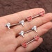 2pcs 14G (Cum Here, Lick Me, Bite Fuck Me, Suck It)Nipple Piercing Jewelry/Sexy Body Jewelry/Nipple Jewelry/Nipple Barbells/Barbell Piercing 