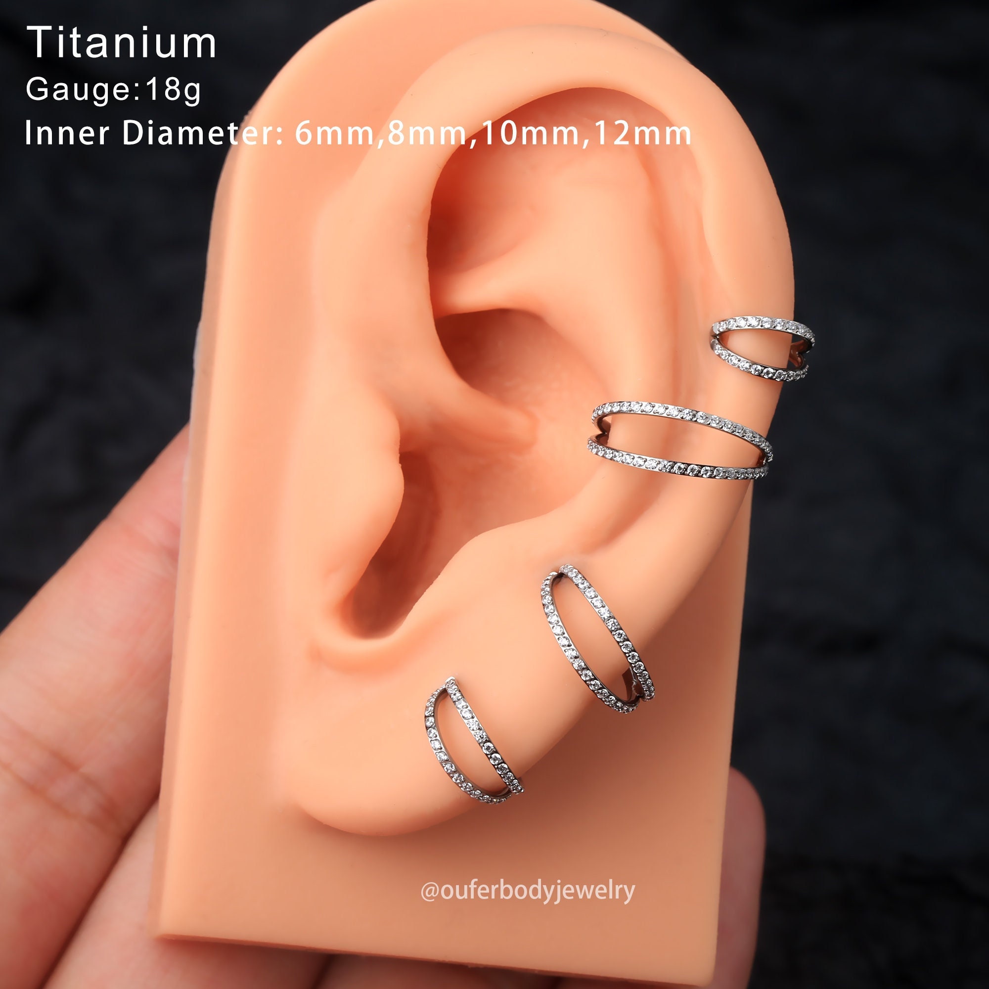 Orecchini In Cartilagine D'oro - Italia - Foto 11