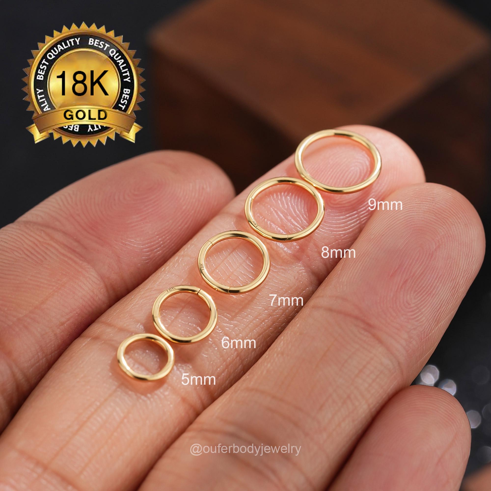 18K　リング Thin 18k Gold Ring - Etsy