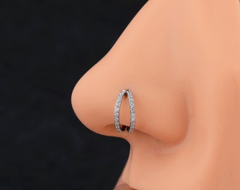 20G Double Hoop Nose Ring/Cartilage Hoop/Conch Earring/Daith Ring/Tragus Jewelry/Helix Hoop/Cartilage Earring/Hoop Earring/Earlobe