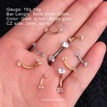 18G 16G 14G Round CZ Rook Barbell/Eyebrow Rings/Snug Rook Barbell/Rook Earring /Rook Piercing/Eyebrow Piercing/Barbell Piercing/Minimalist