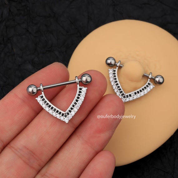 Pierced nipple shield online