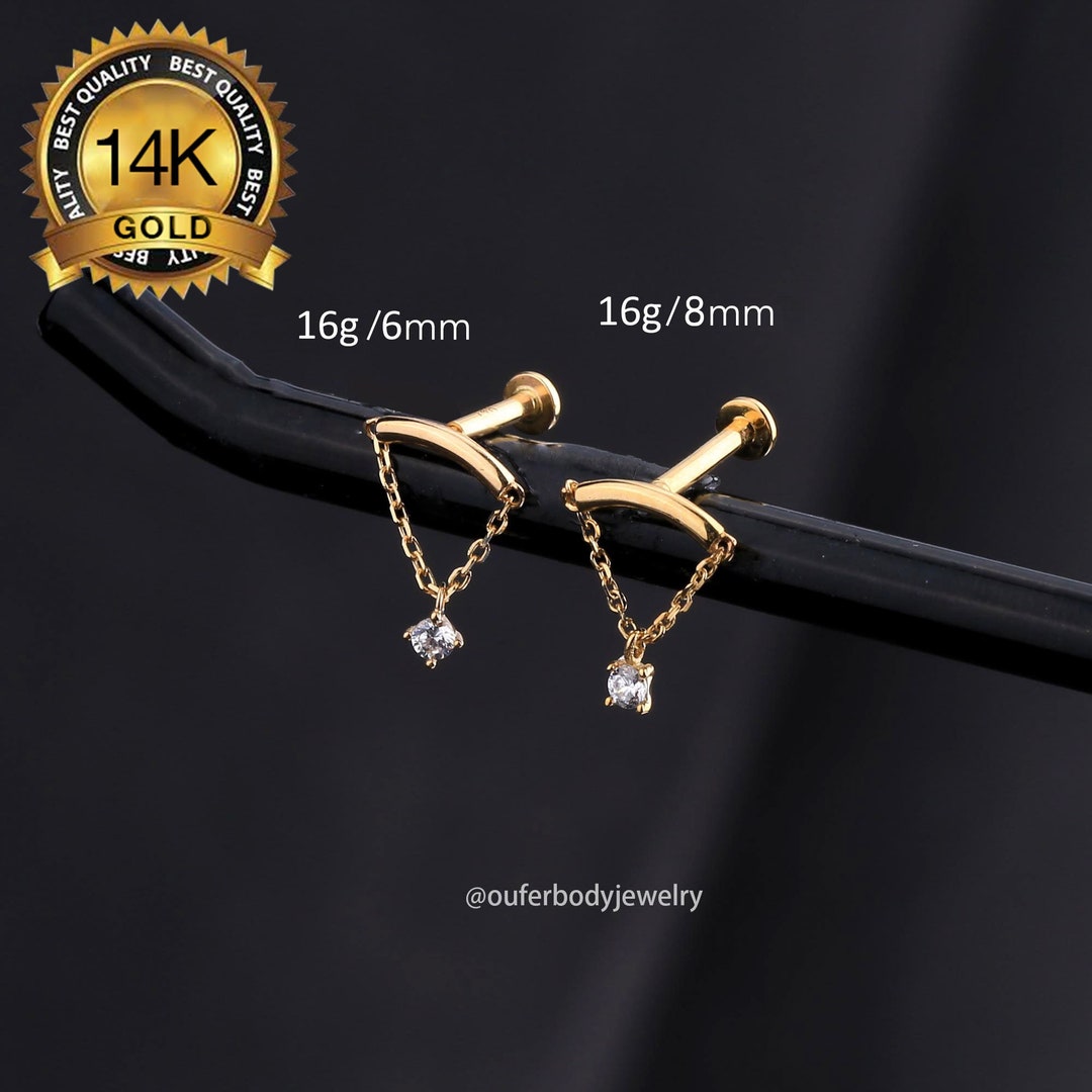 18k Pinky Gold Filled Look, EP Chain Size 17.5