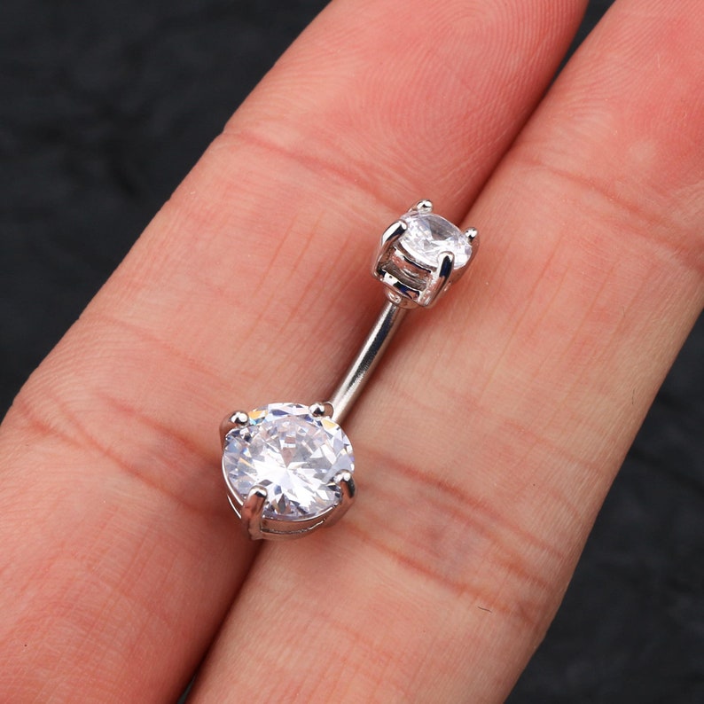 5PC 14G Stainless Steel Belly Button Rings/dangle Belly Ring Etsy