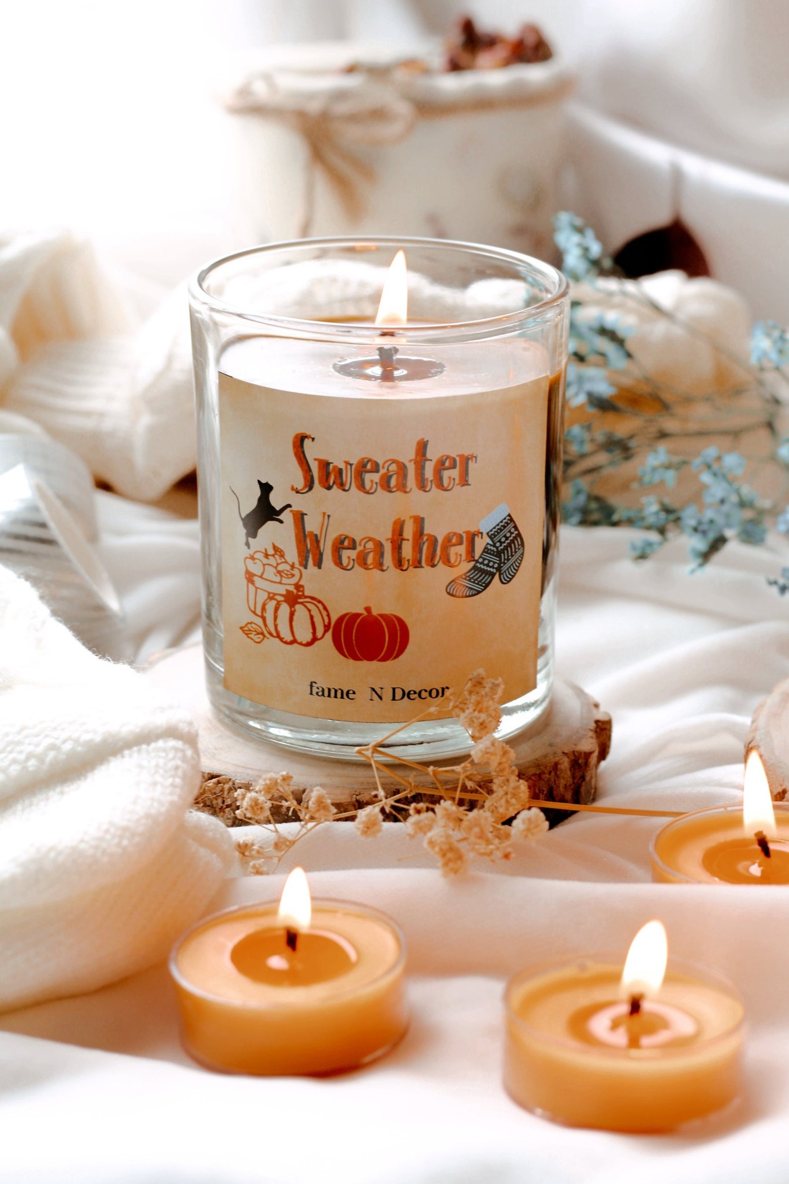 Sweater Weather E.O Scented Candle Etsy