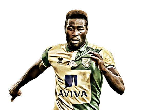 Alexander Tettey Norwich City Fc Legend Print A3 A4 Free Etsy