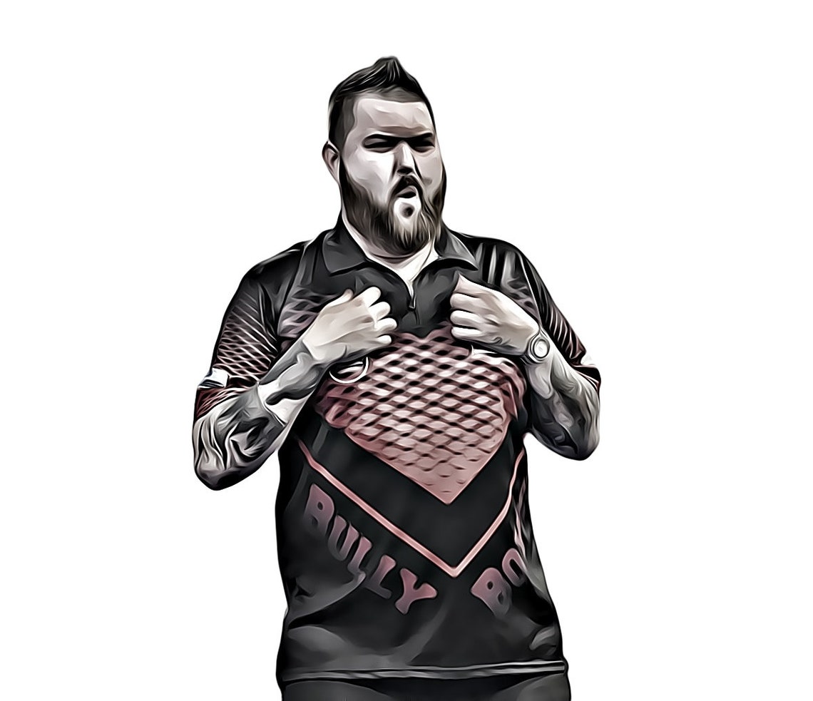 Michael Smith Darts Legend Print A3 A4 Free Postage Etsy