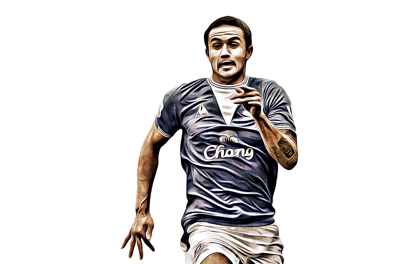 tim cahill signed everton shirt