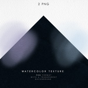 May include: Two watercolor textures in PNG format with a transparent background. The textures are a light blue and a light purple.
