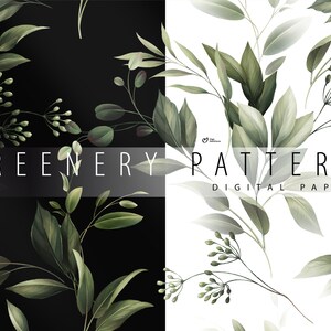 Digitales Blumenmuster, digitales Blumenpapier, Laubhintergrund, Muster PNG
