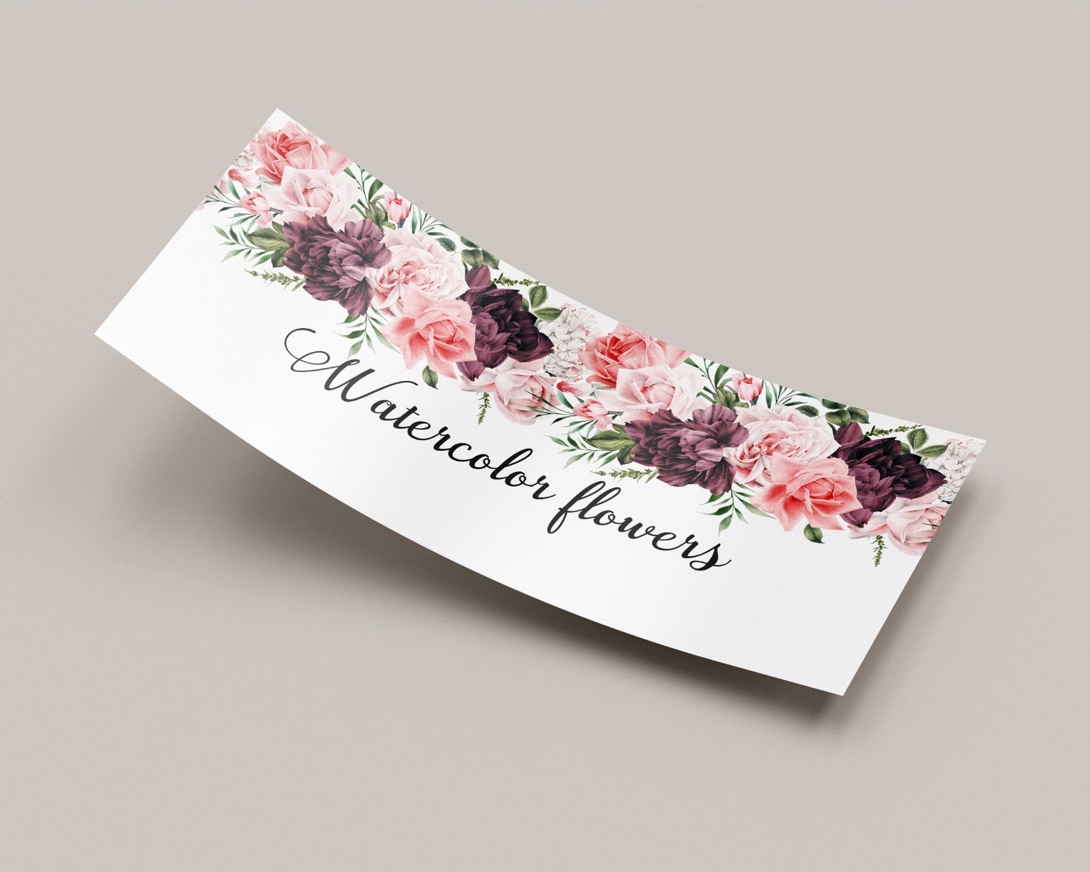 Watercolor Flowers Clipart PNG Bouquet Seamless Pattern | Etsy