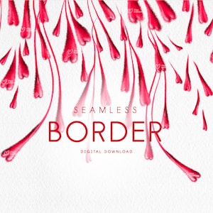 Día de San Valentín, Borde sin costuras, Corazones tiernos, Marco de borde, Tarjeta de invitación de boda, Imágenes prediseñadas digitales PNG