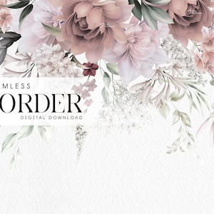 Florale Borte, Pfingstrose Rahmen, Aquarell, Hochzeitseinladungskarte, Digital floral Clipart PNG, Digitaler Download