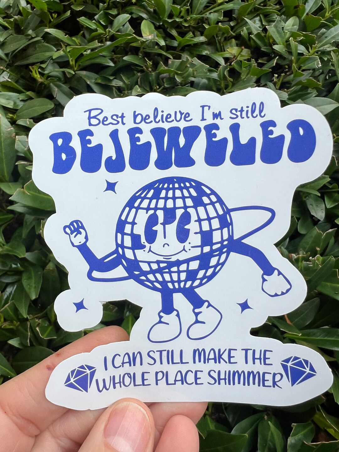 Taylor Swift Bejeweled Sticker - Etsy
