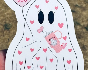 Ghost Boo Stanley Sticker