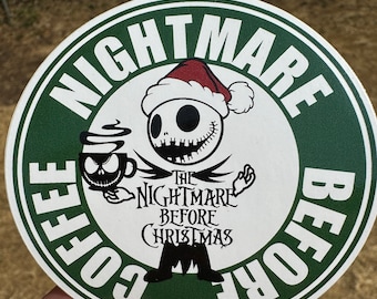 Nightmare Before Coffee Sticker