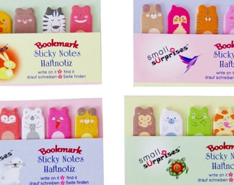Kawaii Haftnotizen - Cute Index Sticky Notes - Small Surprises - DIY Scrapbooking deko stickers süße characters