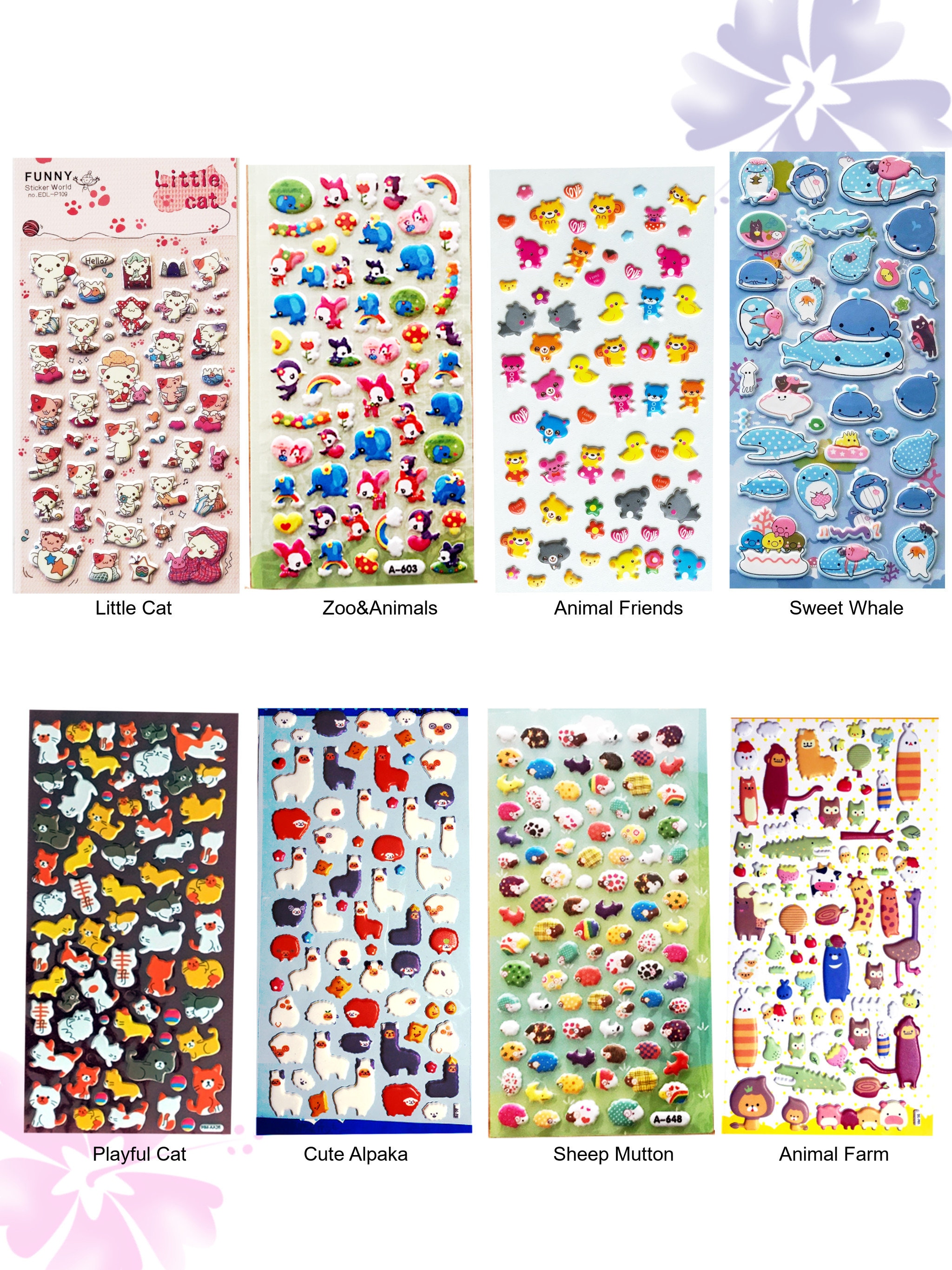 New Designs Puffy 3D Bubble Stickers for Scrapbooking DIY / -  Israel
