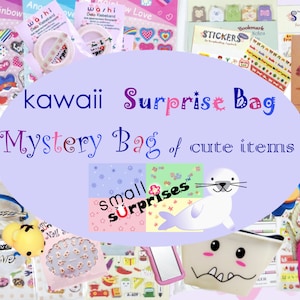Small Surprises! cute Mystery Box / kawaii Surprise Bag / Überraschungstasche süße kleine Dinge / Kindergeschenk Mädchen / Schmuck