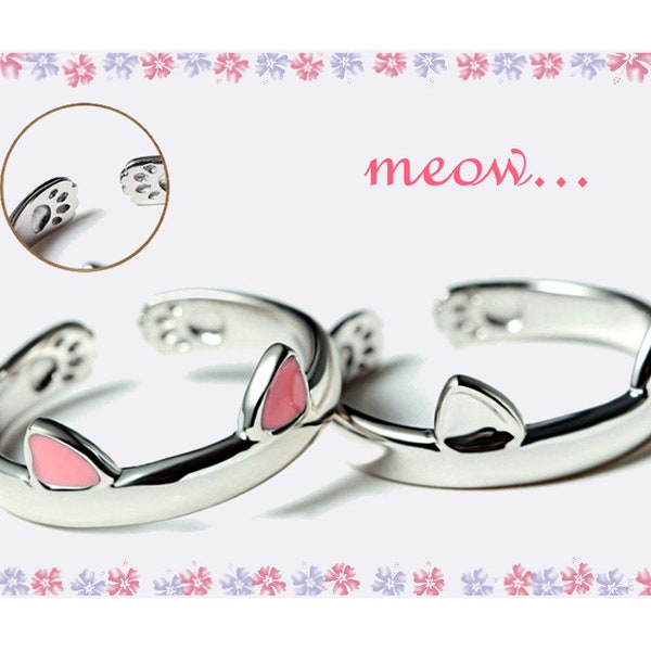 Super cute kawaii ring "Cat Ears" -  Fancy Jewelry / cute rings / girls jewelry accessoires / small surprises
