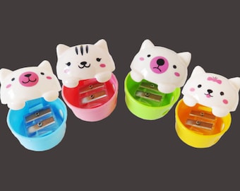 Doppelspitzer 'Cats'  Pencil Sharpener Kawaii Bleistift Spitzer / kawaii stationery schulbedarf