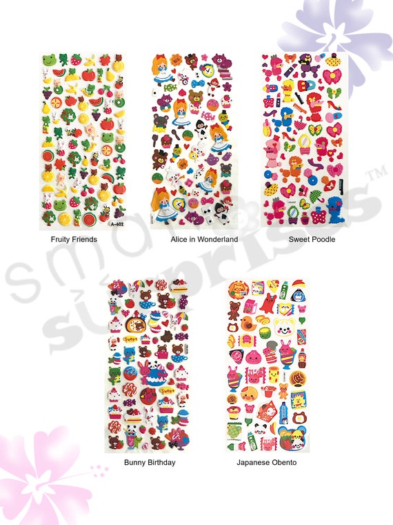 Bubble Speech Scratch Off Stickers / Scratch Off Label (5pcs / 77mm x, MiniatureSweet, Kawaii Resin Crafts, Decoden Cabochons Supplies