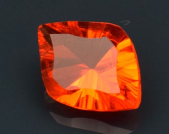 Orange sapphire Fantasy Cut  Orange Sapphire 4.00 Ct Loose Gemstone From Ceylon Sri Lanka