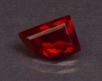 5.50 Ct Natural Ruby lozenge Cut  Loose Gemstone faceted gemstone  [TREATED GEM]  15x10x6mm