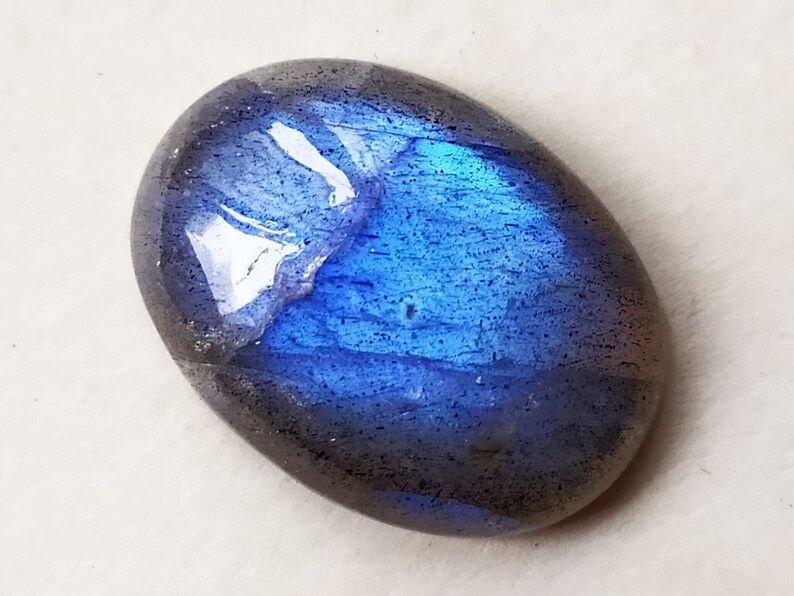 Labradorite oval Cabochon Loose Gemstone Semi Precious Gemstones Handmade 19ct 22m