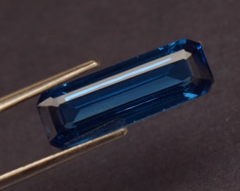 natural blue sapphire Baguette shape  sapphire 7.00 Ct Blue Sapphire  Gemstone - Stunning Natural Stone for Jewelry Making&quot; Sapphire stone