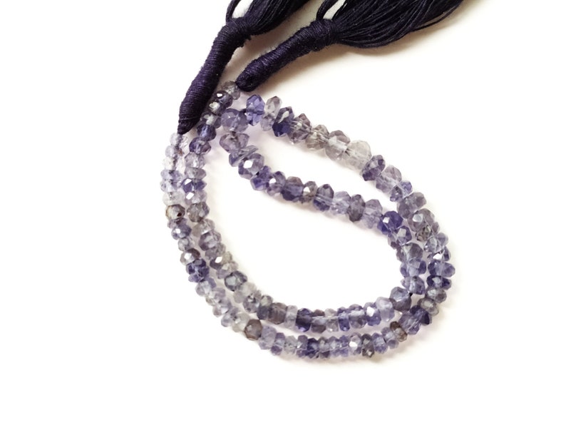 iolite necklace beads Handmade Necklace beads natural beads High Quality iolite necklace inch 9/'